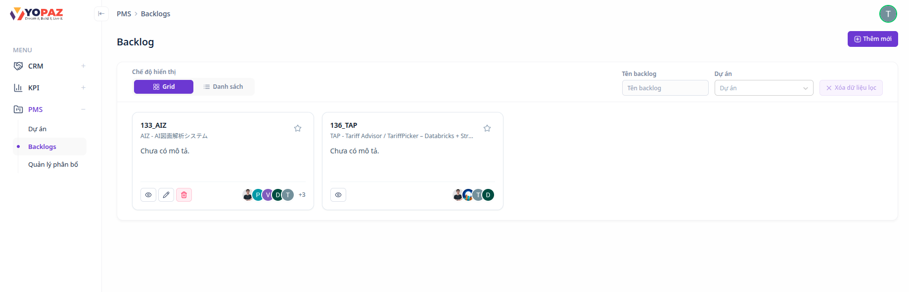 Yopaz CMS PMs Task Management